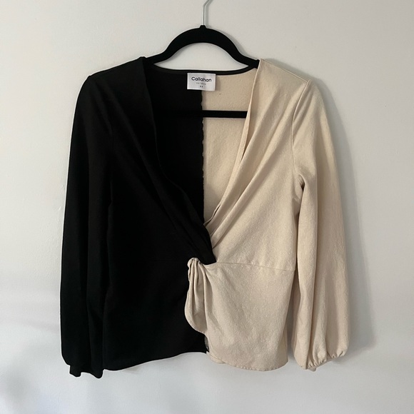 Callahan colorblock too revolve xs black cream - Picture 3 of 8